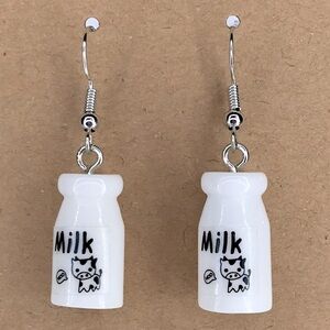 Acrylic Milk Jar Style Earrings